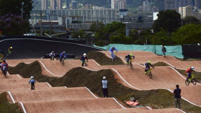 BMX track in Colombia