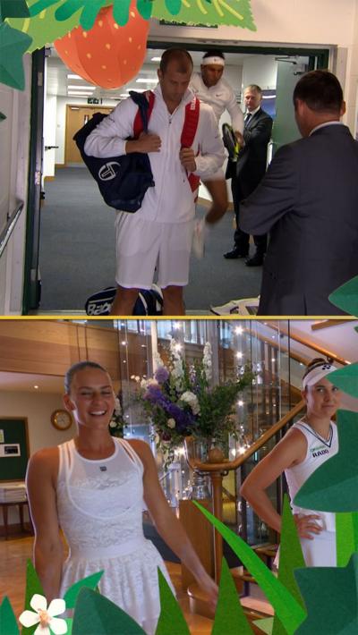 Rafael Nadal and Marta Kostyuk