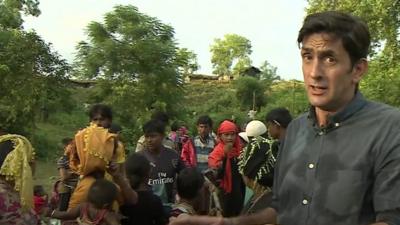 BBC correspondent Justin Rowlatt reports on the plight of the Rohingya Muslims