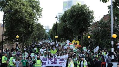 March in London