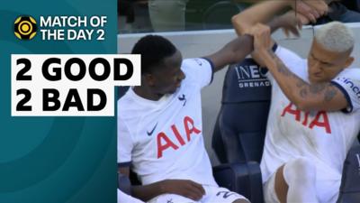 Tottenham's Pape Matar Sarr and Richarlison