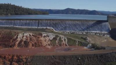 Oroville Dam in California