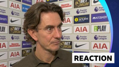 Tottenham boss Thomas Frank 