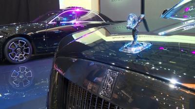 Rolls-Royce stand at Geneva motor show