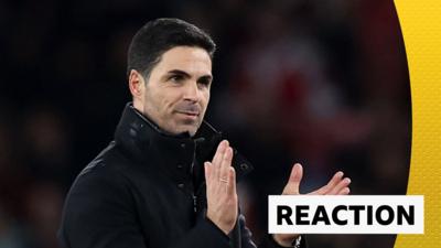 Mikel Arteta claps the Arsenal fans