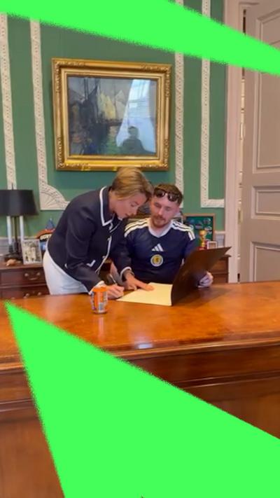 Governor of Massachusetts Maura Healey and David McIntosh Jnr