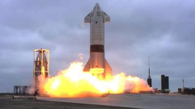 SpaceX Starship rocket prototype launches