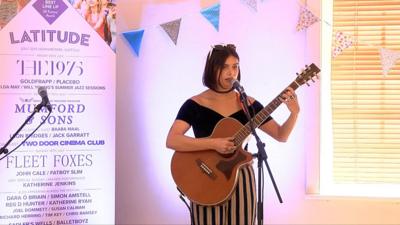 Bessie Turner, 23, is making her debut at this year's Latitude Festival.