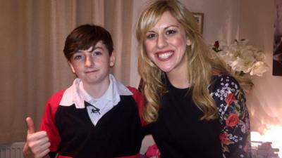 Jenny went to meet a young carer called Morgan to hear about how he works his life around caring for his mum