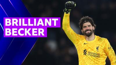 Liverpool goalkeeper Alisson Becker