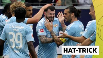 Burke hat-trick graphic