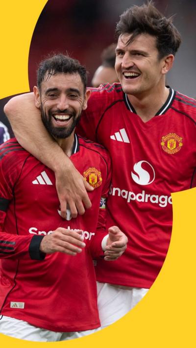 Bruno fernandes and Harry Maguire