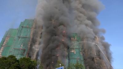 Hong Kong residential building fire