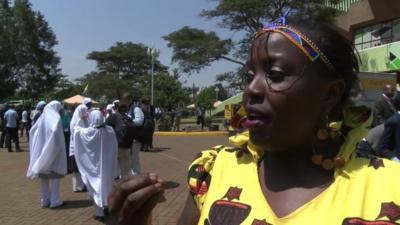 Young woman in Nairobi