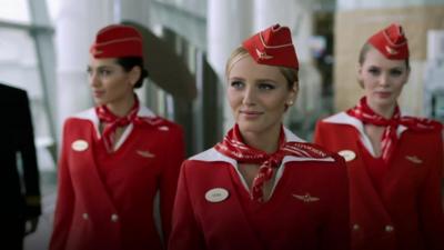 Aeroflot flight attendants