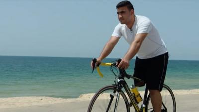 Ala Al-Daly, Palestinian cyclist