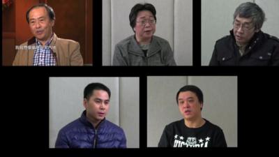 Lui Bo, Cheung Jiping, Gui Minhai, Lam Wingkei and Lee Bo