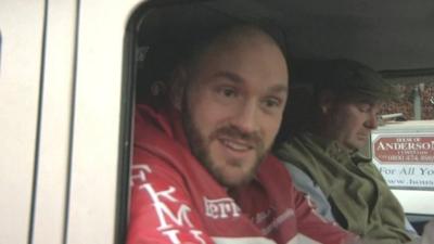 World heavyweight champion Tyson Fury