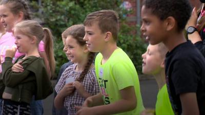 Summer scheme at St Kevin's Primary in west Belfast