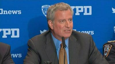 New York Mayor Bill de Blasio