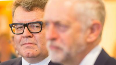 Tom Watson and Jeremy Corbyn