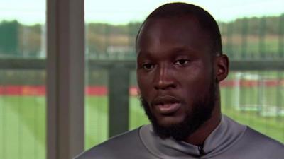 Man Utd striker Romelu Lukaku