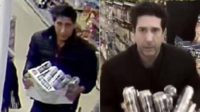 Suspect (l) and David Schwimmer (r)