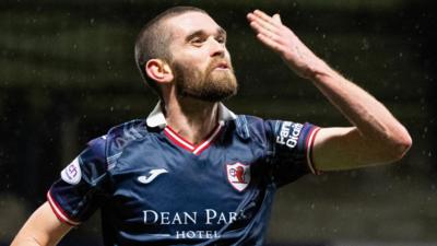 Raith Rovers' Sam Stanton celebrates