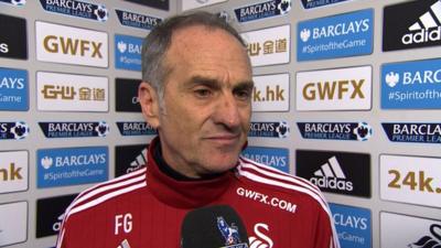 Swansea City head coach Francesco Guidolin