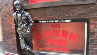 John Lennon statue outside the Cavern