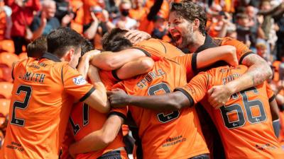 Dundee United celebrate