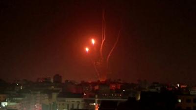 Rockets over Gaza