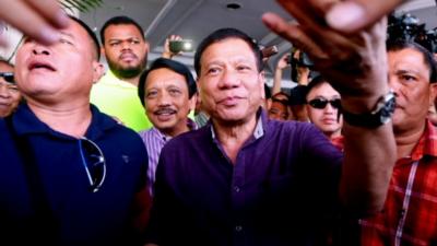 Philippine president-elect Rodrigo Duterte