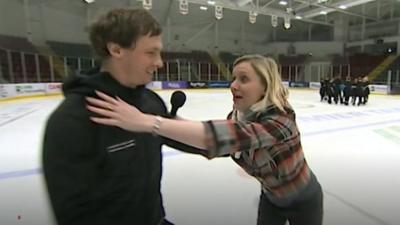 Alex Humphreys ice skating