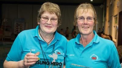 Jane Roberts and Nerys Ellis