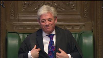 John Bercow at PMQs