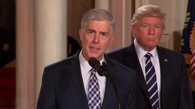 Neil Gorsuch and Donald Trump