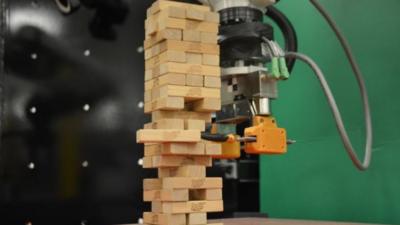 Jenga playing robot