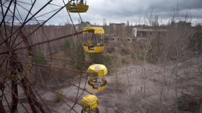 Abandoned site at Chernobyl