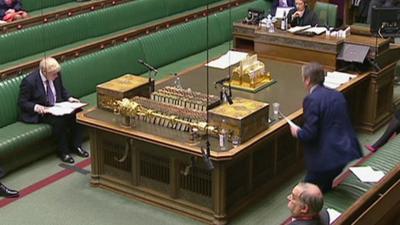 Front benches at PMQs