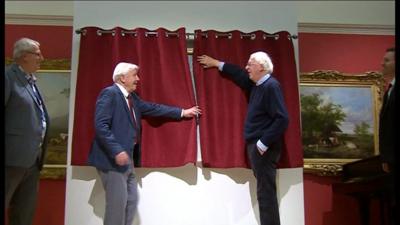 David Attenborough unveils portrait