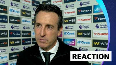 Aston Villa boss Unai Emery