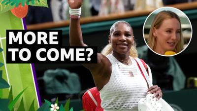 Serena Williams and Naomi Broady