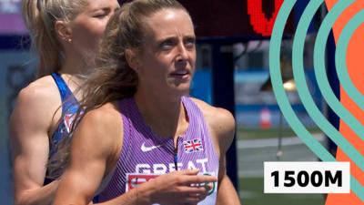  Jemma Reekie finishes first in 1500m heat 