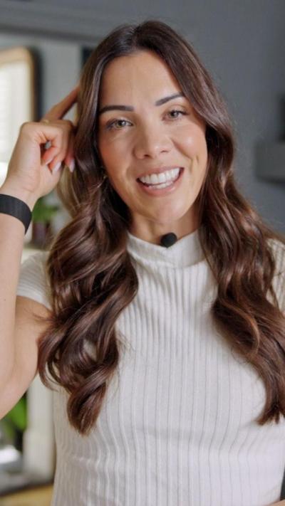 Nutritionist Hazel Wallace taps her head