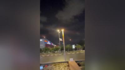 Missile hits mall in Tel Aviv