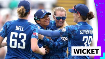 Lauren Bell, Sophia Dunkley, Sophie Ecclestone and Nat Sciver-Brunt