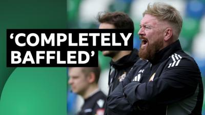 Portadown manager Niall Currie