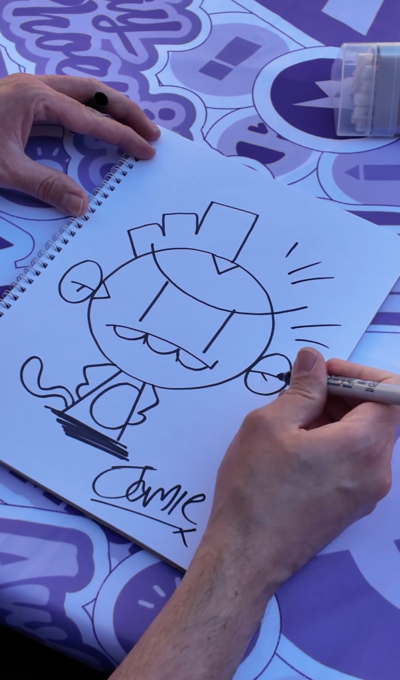 How to draw Bunny vs Monkey with Jamie Smart 