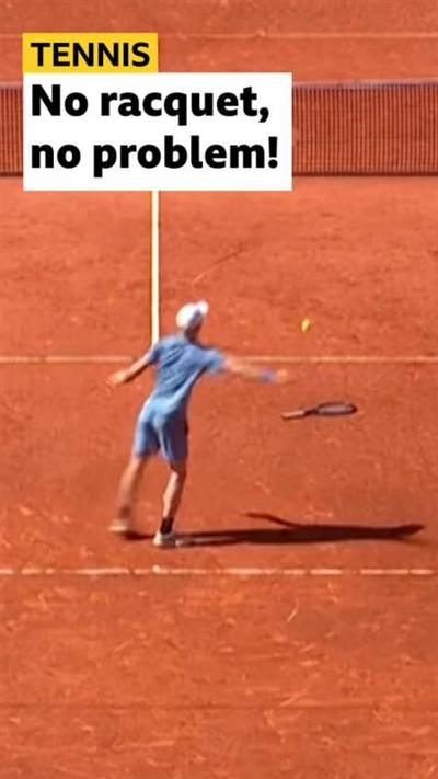 No racquet, no problem
